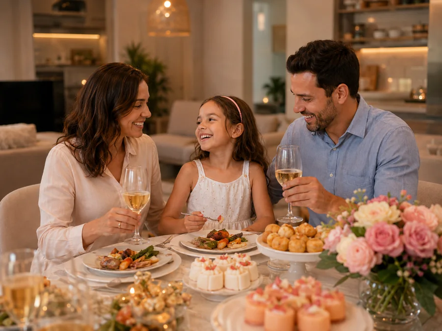 Buffet completo montado para almoço e jantar em BH