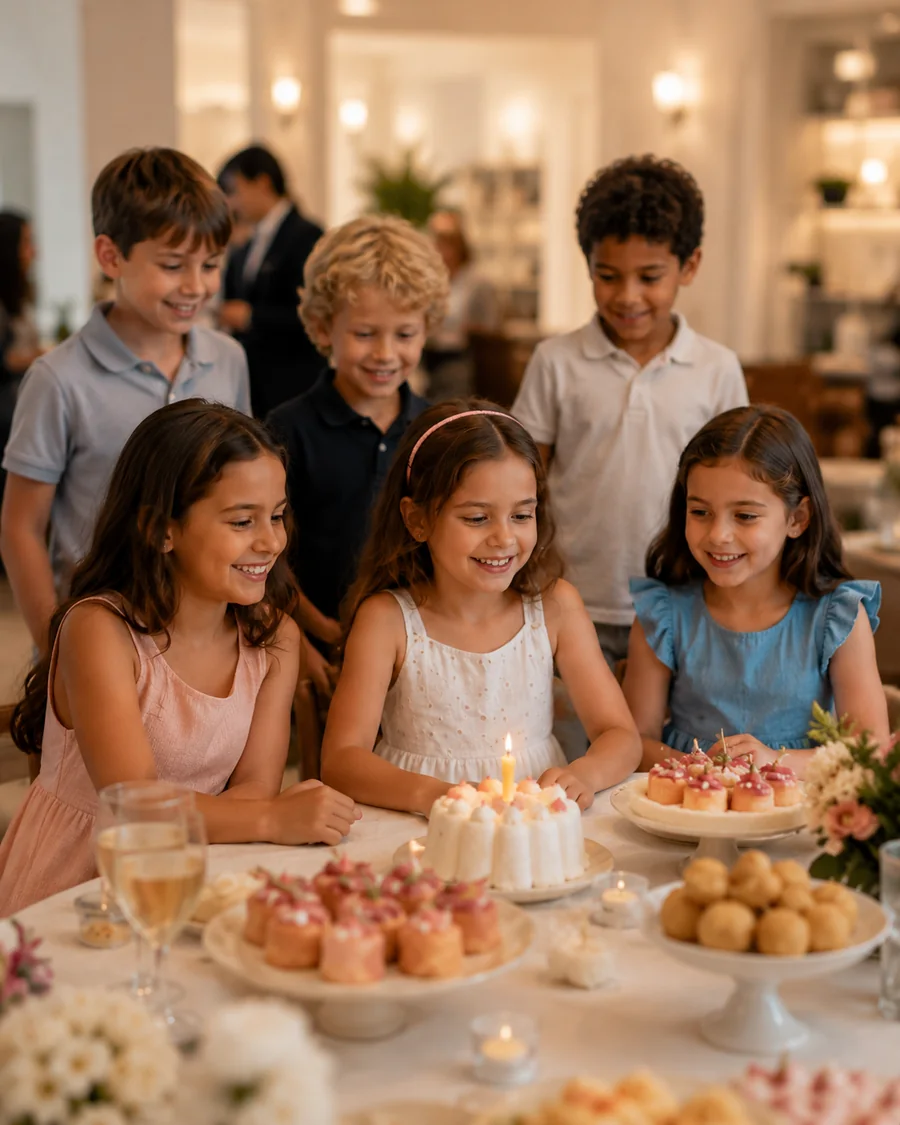 Crianças em festa infantil em casa em BH