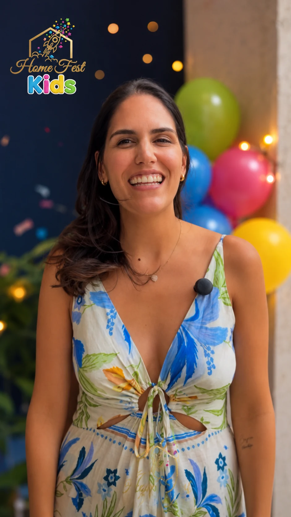 Depoimento de cliente feliz com festa em casa realizada pela Home Fest.
